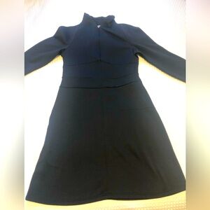 Athleta black fleece lined dress